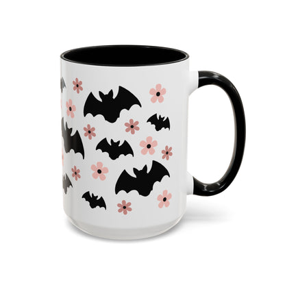 Retro Bats Coffee Mug, 15oz