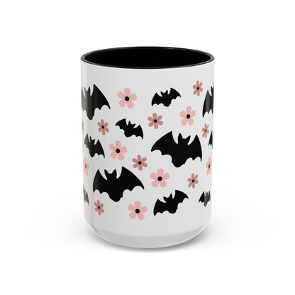 Retro Bats Coffee Mug, 15oz