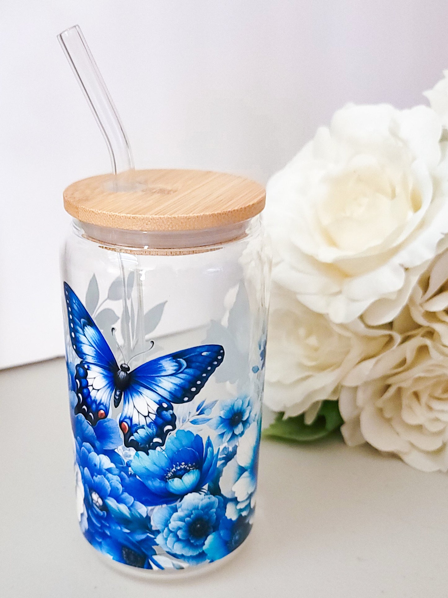 Royal Blue Butterfly Cup