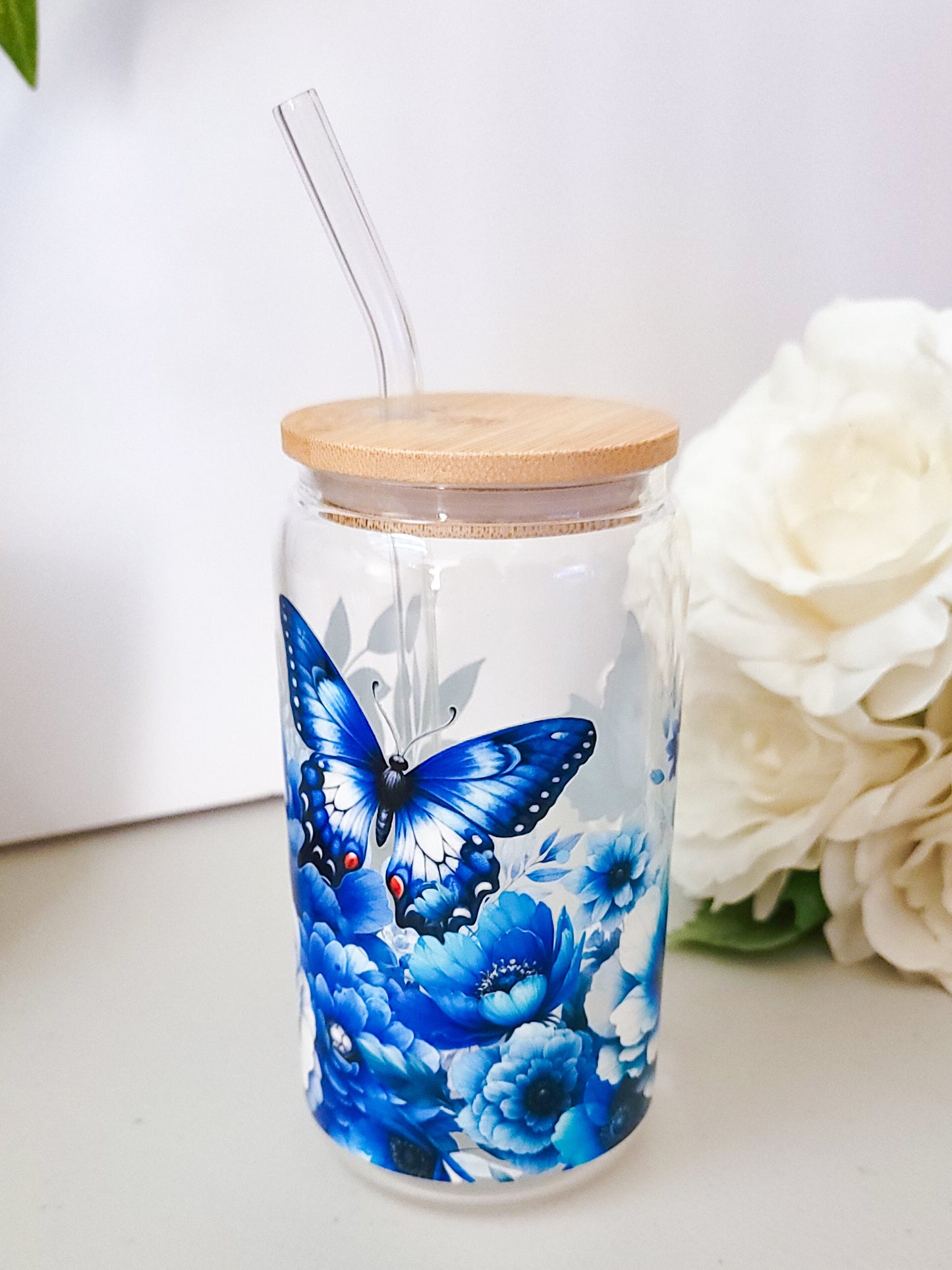 Royal Blue Butterfly Cup