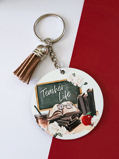 Teacher Life Wristlet/Keychain